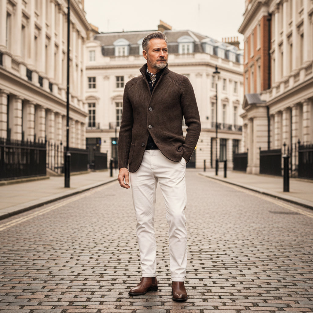 Men's Cardigan | Soft Knit Fabric, Classic Fit, Convenient Pockets