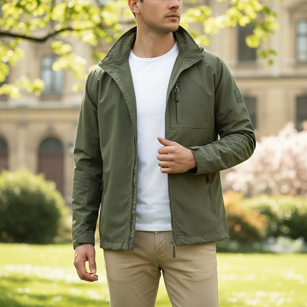 Men's Waterproof Cargo Jacket | Lightweight & Breathable Design