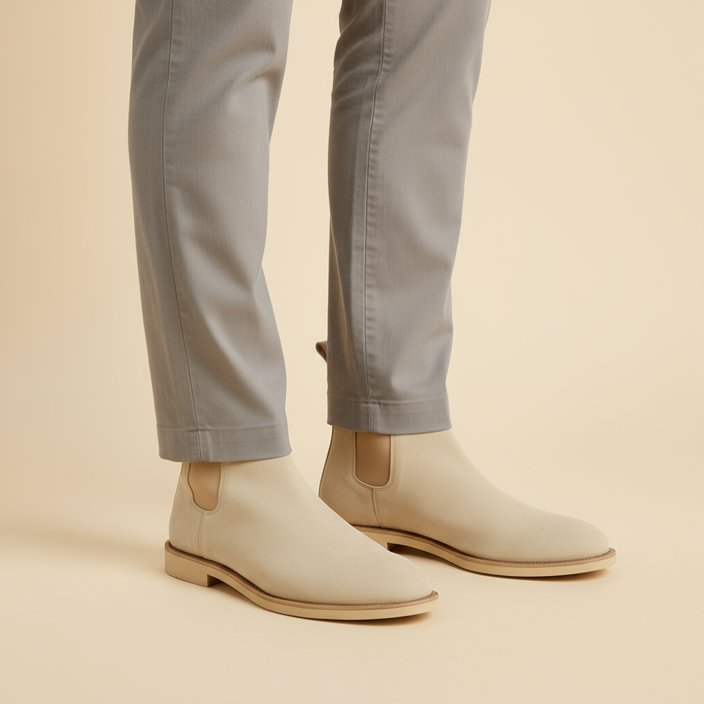 Men's Chelsea Boots | Premium Suede, Easy Slip-On Design, Versatile Fashion