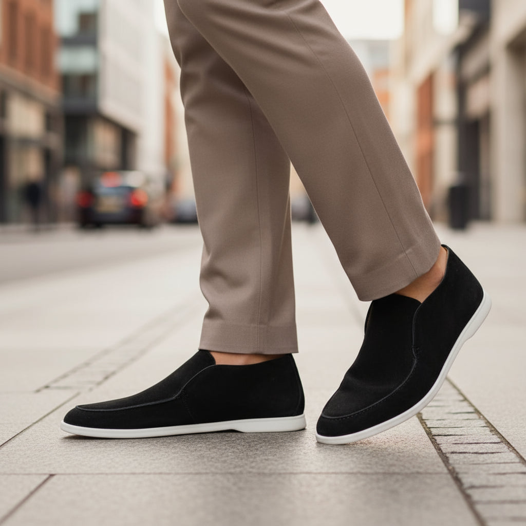 Men's Loafers | Hand-Stitched Calfskin Suede