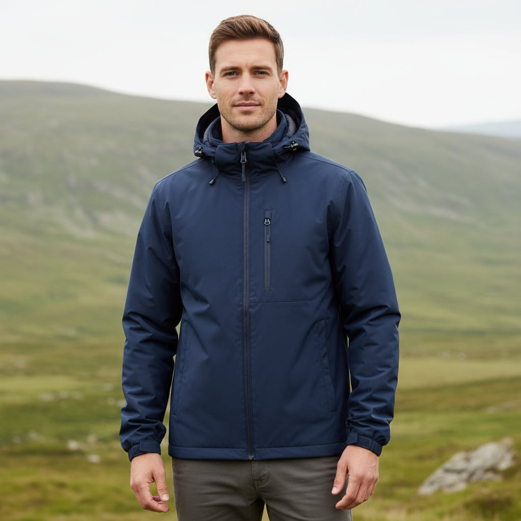 Men's Waterproof Outdoor Jacket | Fleece Lined & Adjustable Fit