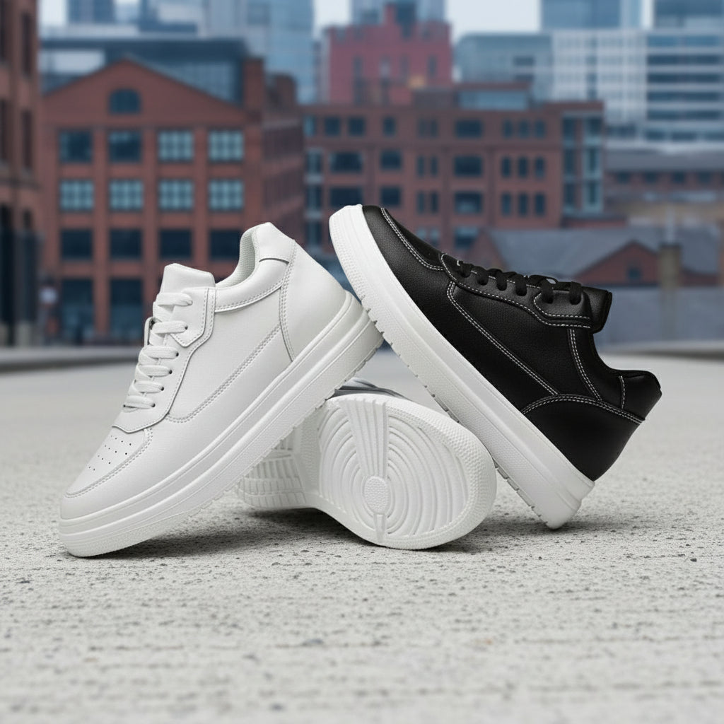 Men's Sneakers | Discreet Elevation, Sleek Design, Comfortable Cushioning