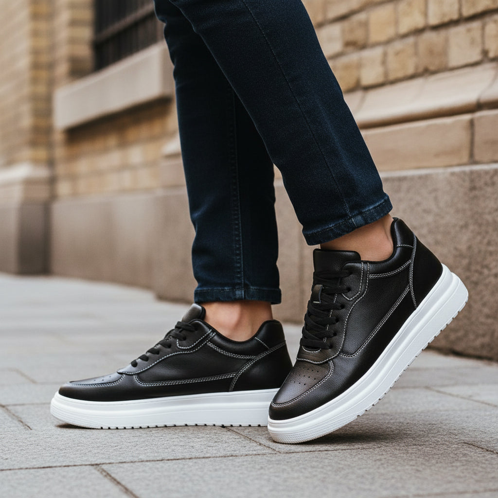 Men's Sneakers | Discreet Elevation, Sleek Design, Comfortable Cushioning