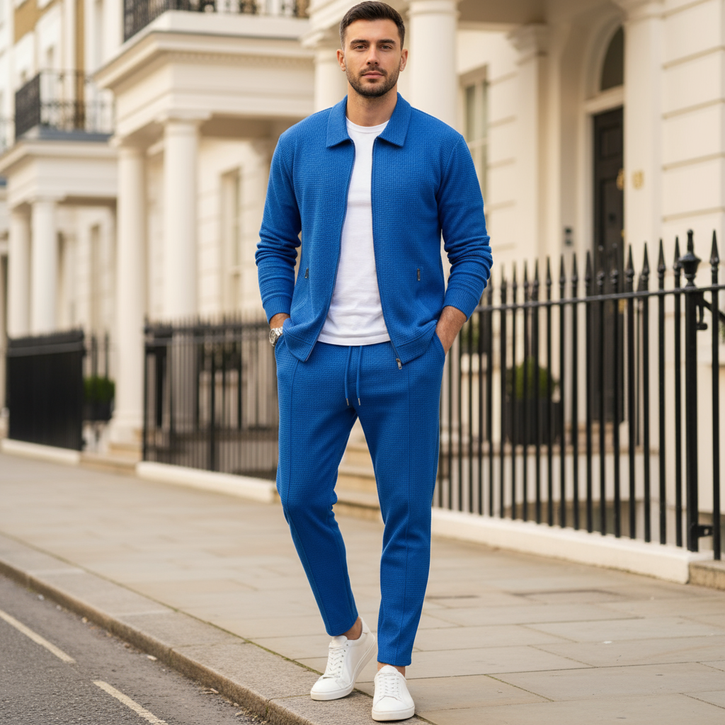 Men's Tracksuit Set | Cozy Waffle Texture & Perfect Fit