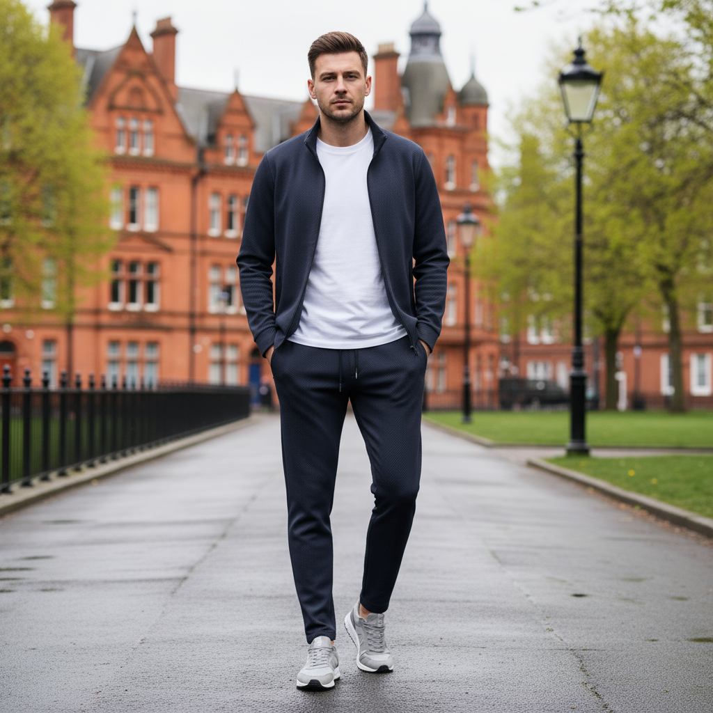 Men's Tracksuit | Lightweight Breathable Fabric, Contemporary Fit