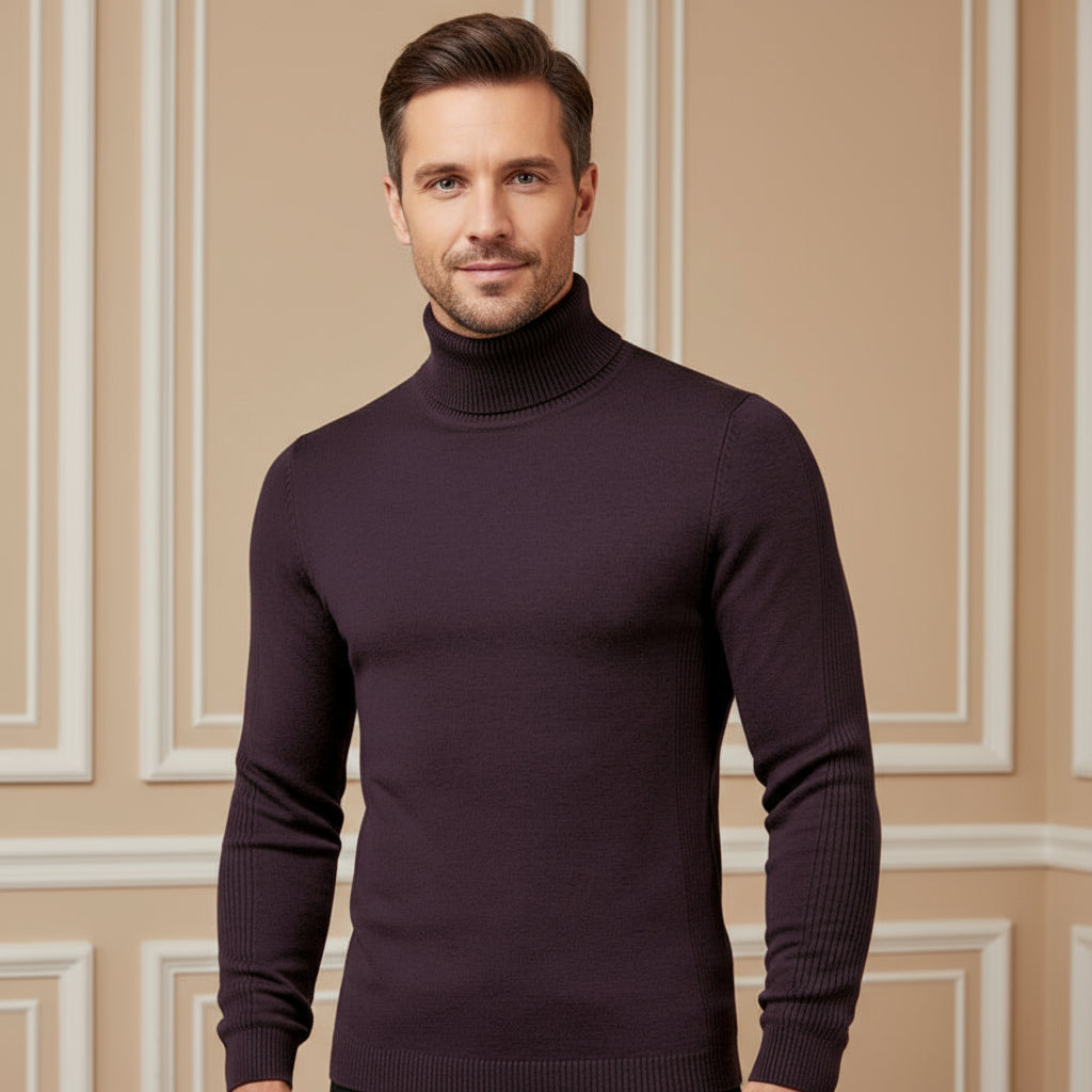 Men's Turtleneck Sweater | Cozy Soft Fabric & Comfortable Fit
