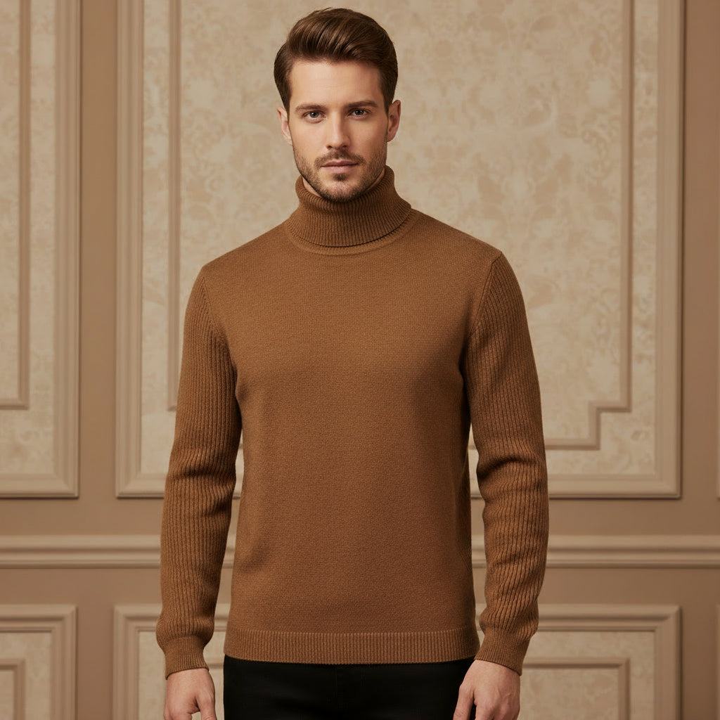 Men's Turtleneck Sweater | Cozy Soft Fabric & Comfortable Fit