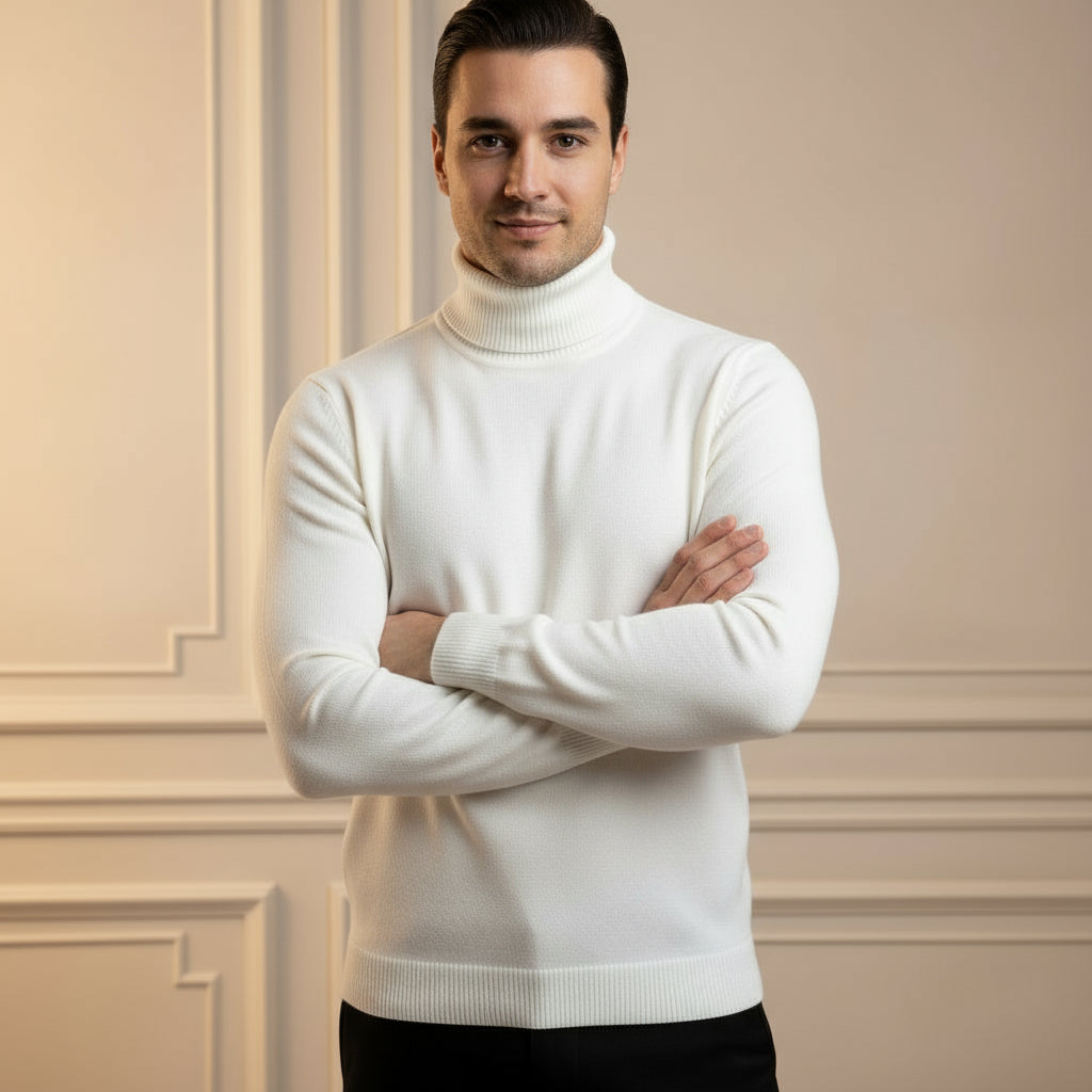Men's Turtleneck Sweater | Cozy Soft Fabric & Comfortable Fit