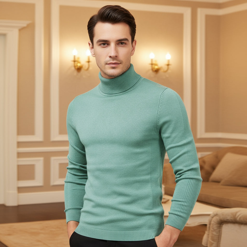 Men's Turtleneck Sweater | Cozy Soft Fabric & Comfortable Fit