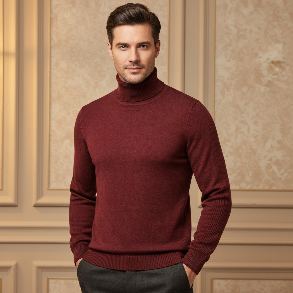 Men's Turtleneck Sweater | Cozy Soft Fabric & Comfortable Fit