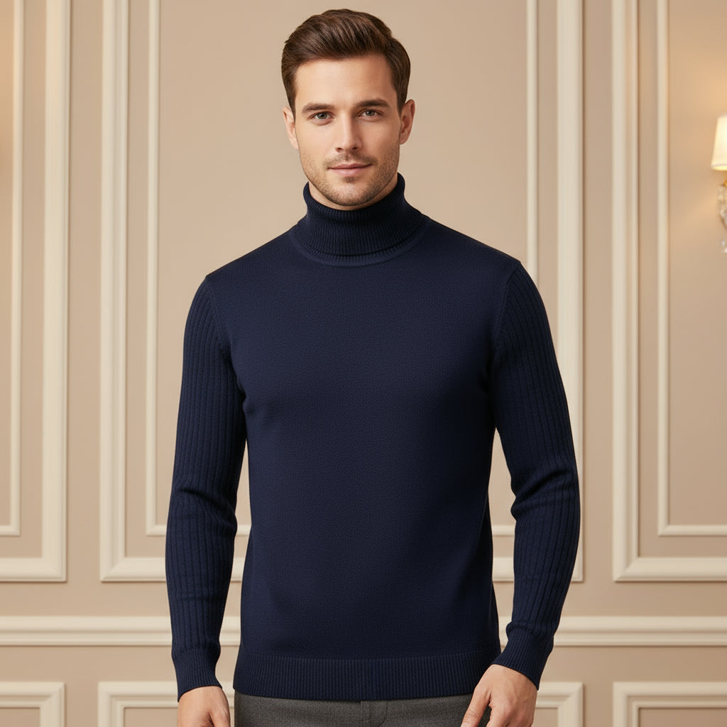 Men's Turtleneck Sweater | Cozy Soft Fabric & Comfortable Fit
