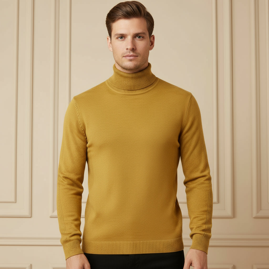 Men's Turtleneck Sweater | Cozy Soft Fabric & Comfortable Fit