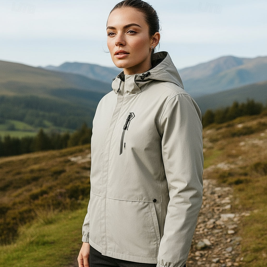 Women's Jacket | Waterproof with Fleece Lining and Adjustable Fit