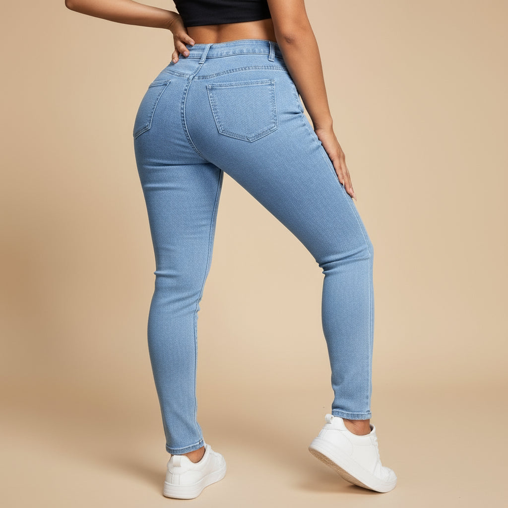 Women's High-Waist Skinny Jeans | Stretch Denim Fit